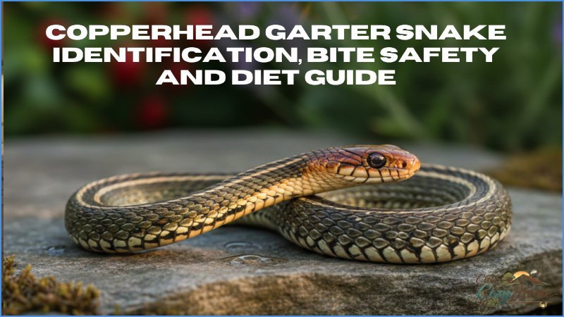 copperhead garter snake